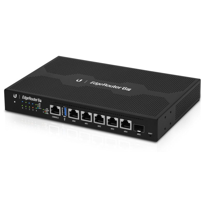 router ubiquiti edgerouter er-6p - 5x gigabit 24v passive