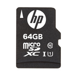 64gb scheda microsdxc hp sdu64gbxc10hp-ef classe 10 uhs-i