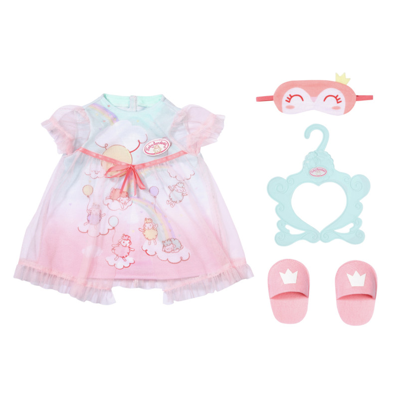 zapf baby annabell - set abito di sogni d'oro [705537]