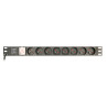 multipresa gembird elettrica pdu 8-prese francesi 1u 16a plug