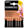 pila alcalina duracell basic aaa/lr3 blister 6pz [azdurub3baaa001]