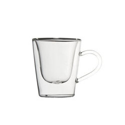 Tazzina in vetro bormioli da caffe espresso duos pz.2 [borluigi]