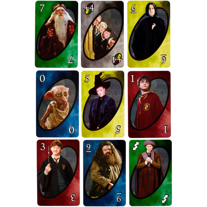 gioco di carta mattel uno harry potter