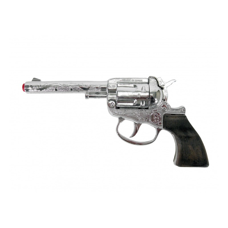 giocattolo pulio revolver gonher cowboy argento [wbpulp0cc010102]