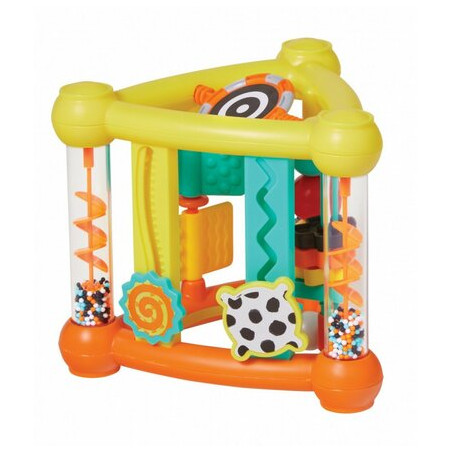 centro giochi attivo b-kids infantino triangolare multicolore