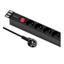 multipresa qoltec 16a/3680w/240v/8presa 2m nero [nuqoltp00054471]