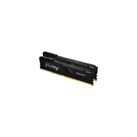 ram dimm ddr4 64gb kingston fury 3200mhz cl16 nero [kf432c16bbk2/64]