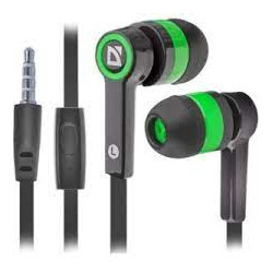 auricolari defender pulse-420 in-ear nero/verde [uhdfdrdp0000005]
