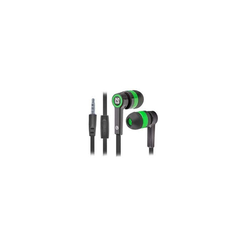 auricolari defender pulse-420 in-ear nero/verde [uhdfdrdp0000005]