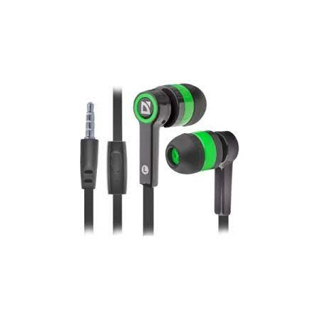 auricolari defender pulse-420 in-ear nero/verde [uhdfdrdp0000005]