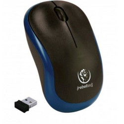 mouse rebeltec meteor senza fili blu [umrecrbd048]