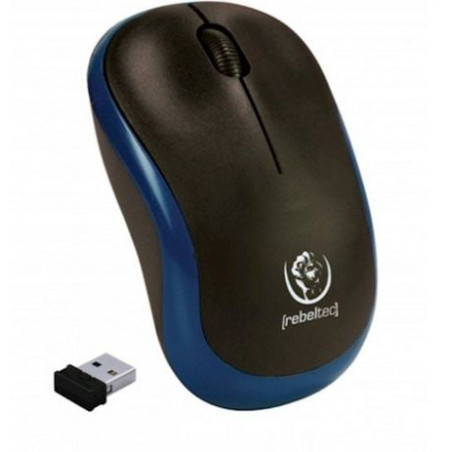 mouse rebeltec meteor senza fili blu [umrecrbd048]