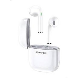 auricolari awei t28 tws bluetooth 5.0 bianco [atawehbtawe0055]