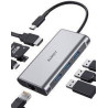 hub usb aukey cb-c91 usb-c 8in1 rj45 ethernet [aiaukacbc910000]