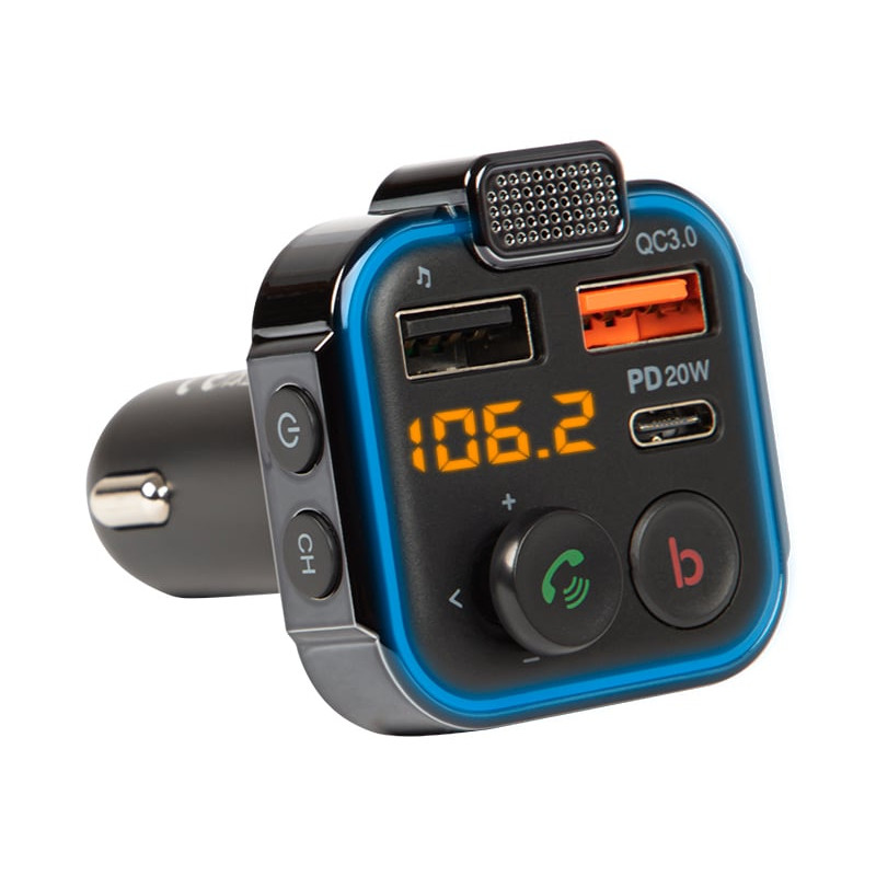 trasmettitore fm blow bluetooth 5.1+qc3.0 nero [asblot000074166]