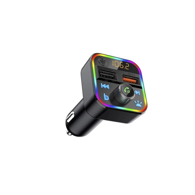 trasmettitore fm blow bluetooth 5.1+qc3.0 rbg nero [asblot000074164]