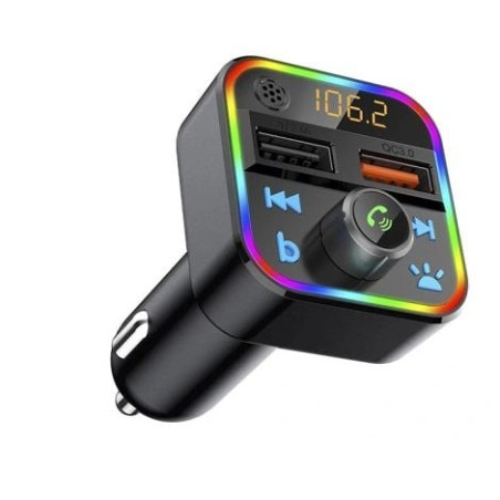 trasmettitore fm blow bluetooth 5.1+qc3.0 rbg nero [asblot000074164]