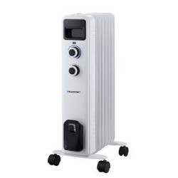 radiatore ad olio blaupunkt con ruota 1500w bianco/nero [hor301]