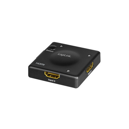 switch logilink 3-porte hdmi mini a 3xhdmi 1080p/60hz nero [hd0041]