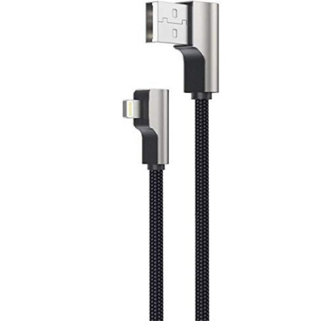 cavo usb aukey lightning mfi apple 2m [cb-al01 black]