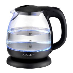 bollitore in vetro maestro 1l [mr-055 white]