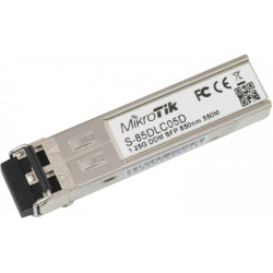 transceiver mikrotik s-85dlc05d sfp 1.25g lc mm 550m ddm [numkksom000000a]