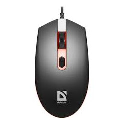 mouse da gioco defender mb-986 1600dpi 4p nero [umdfdrpg0000009]