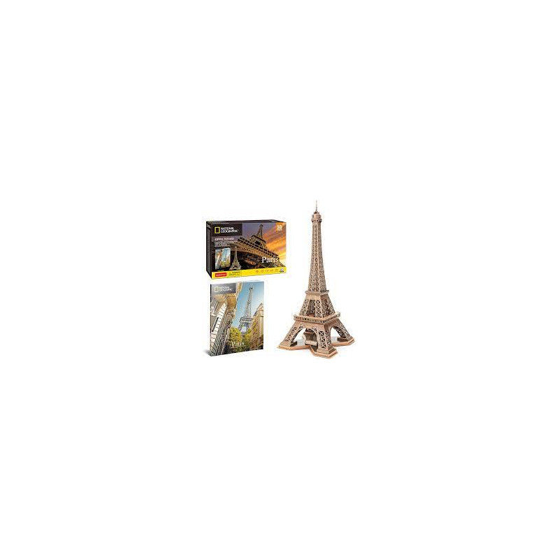 puzzle cubicfun 3d parigi torre eiffel 80pz [wzcubd0ugi09988]