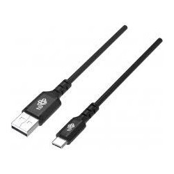 cavo usb tb ricarica rapida usb-c 2m silicone nero [aktbxkucmisi20b]