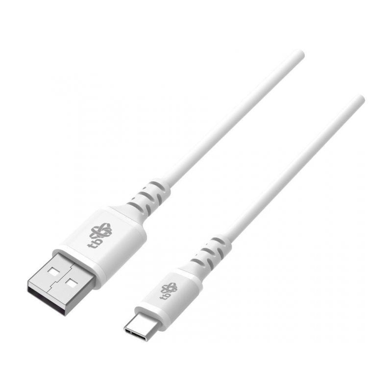 cavo usb tb cable ricarica rapida usb tipo-c 2m silicone bianco