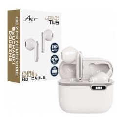 auricolari art bt usb-c con microfono hq tws bianco
