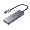 hub usb aukey cb-h36 aluminio tipo-a - ultra slim -