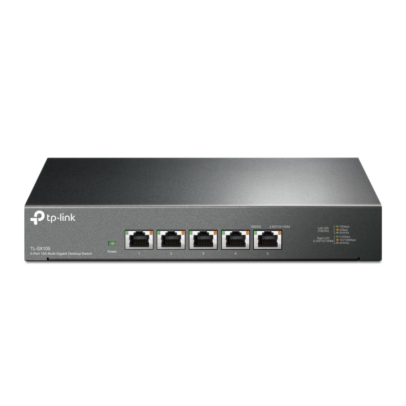 switch tp-link desktop 5-port 10g multi-gigabit [tl-sx105]