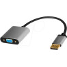 adattatore logilink displayport a vga/0.15m/nero/grigio [cda0109]