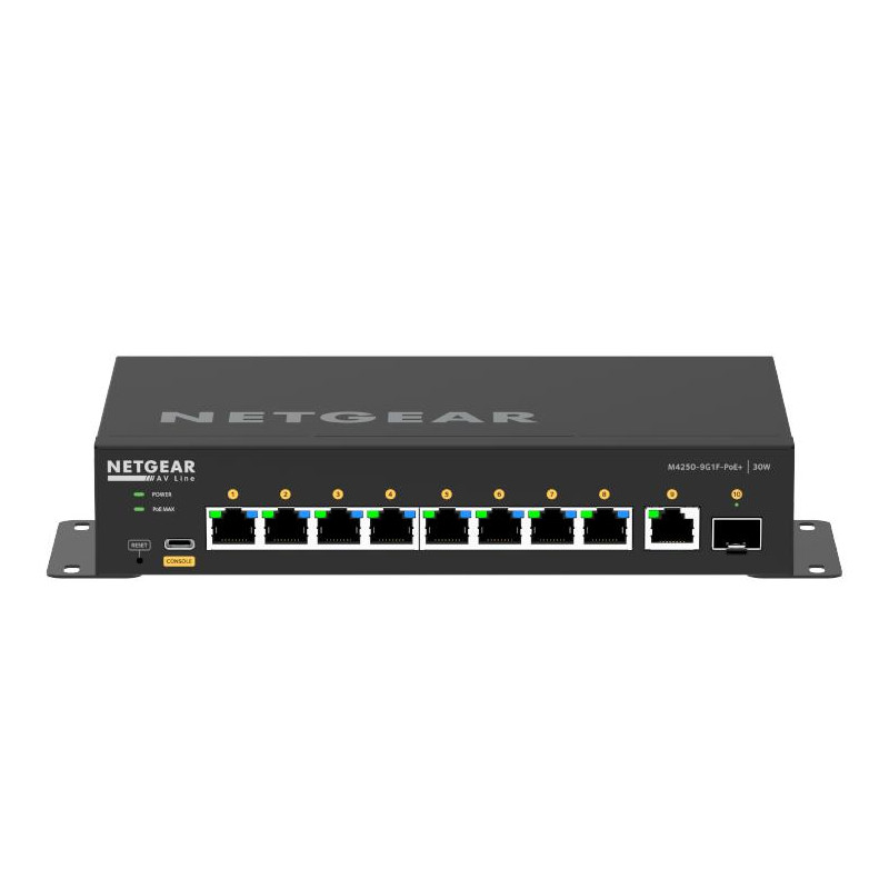switch netgear gsm4210pd gestito 8 porte poe+ 1xsfp [nuntgsz8pm42500]