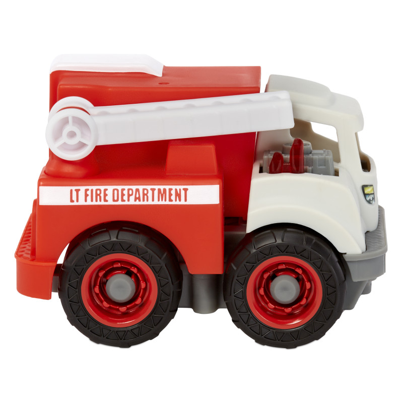 modelino little tikes dirt diggers camion dei pompieri 22.2cm/rosso