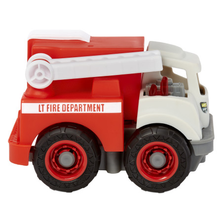 modelino little tikes dirt diggers camion dei pompieri 22.2cm/rosso