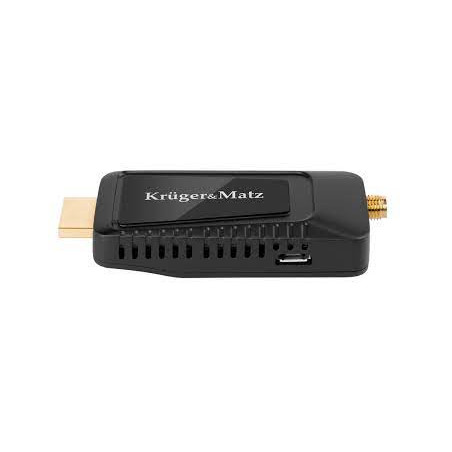 sintonizzatore kruger & matz dvb-t2 hevc mini hdmi 5v nero