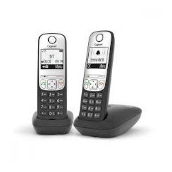 telefono gigaset a690 duo nero-argento [tesiesbaa690ipd]