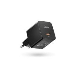 alimentatore da rete aukey pa.y20s mini 1xusb.c nero [azaukulpay20sbl]