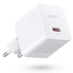 alimentatore da rete aukey pa.y20s mini 1xusb.c bianco [azaukulpay20swh]