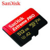 512gb scheda microsdxc sandisk extreme pro 200/140 mb/s a2 u classe