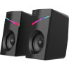 altoparlanti rebeltec pop stereo 2.0 led rgb nero [ugreck00047]