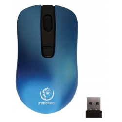 mouse rebeltec galaxy senza fili blu [umrecrbm057]