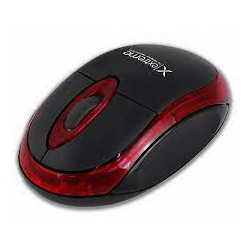 mouse esperanza 3d cyngus wireless/bluetooth/1000dpi/rosso [umesprbd0xm106r]