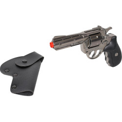 pistola giocattolo revolver della polizia pulio 4330 a 8 colpi metallo