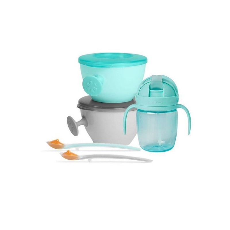 set piatti skip hop easy-feed 5pz grigio [wcsopp0u7012910]