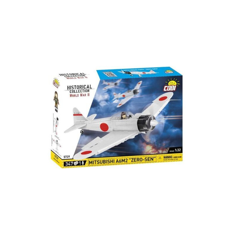 modellino cobi klocki mitsubishi a6m2 " zero-sen "