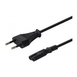 cavo di alimentazione savio cl-97z pacchetto a 2 pin 1.2m nero