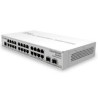 switch mikrotik crs326-24g-2s+in 2xsfp/24xrj45/10/100/1000mbit/s/bianco